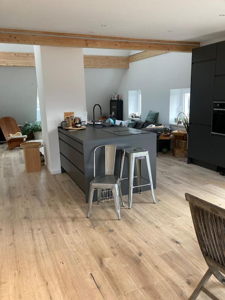 דירות Ehrenkirchen Neues Penthouse-Loft Mit Konuskarte Fuer Gratis Oepnv מראה חיצוני תמונה